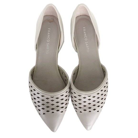 Franco Sarto Shoes - 🎉HP🎉Franco Sarto Grey Leather Flats