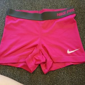 Nike pro compression shorts