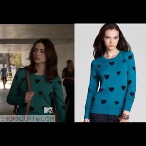 ISO Blue heart sweater French Connection
