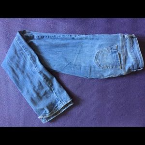 American Eagle Light Wash Boyfriend Jeans