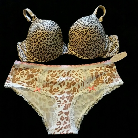 NWOT leopard print bra