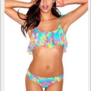 Bundle Victoria's Secret pink flounce tops