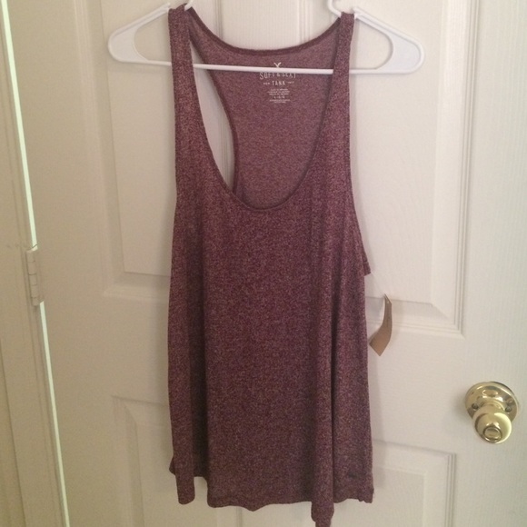 Burgundy American Eagle tank