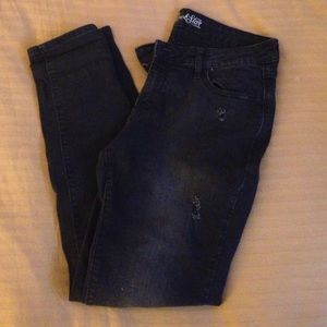 Black rockstar jeans