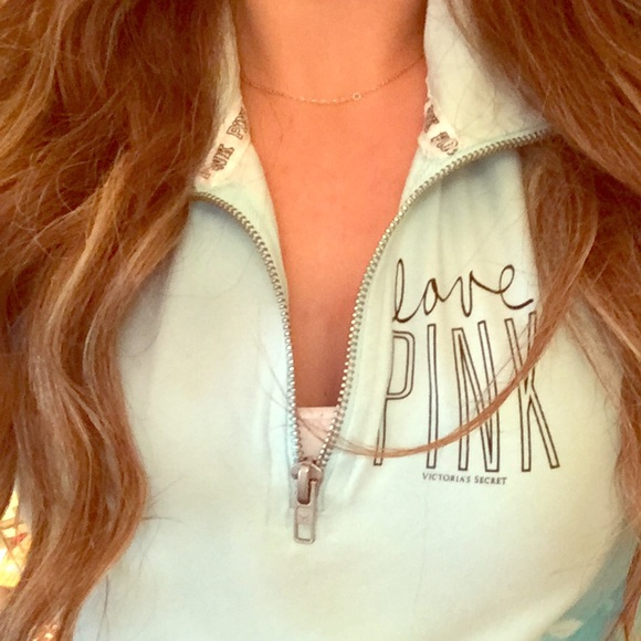 Victoria secret pink half zip