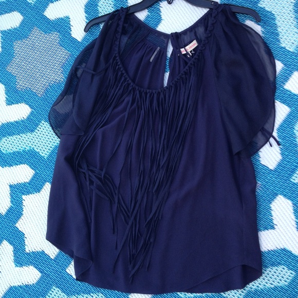 🌟Final chance! Rebecca Taylor fringe rocker top🌟 donating Jan 16th 2023
