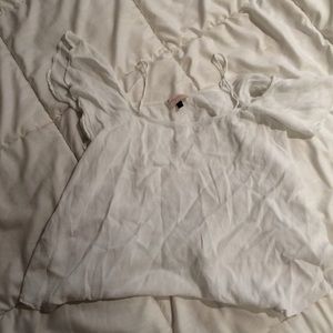 cute white off the shoulder top