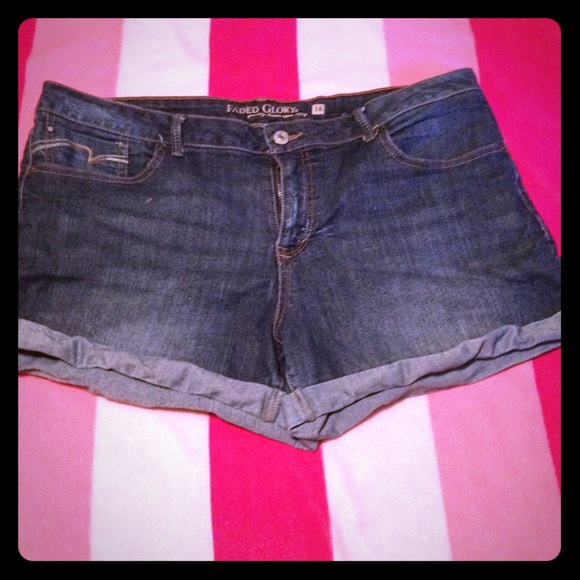 Denim shorts