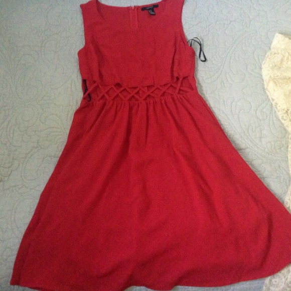 Forever21 Cut out skater dress