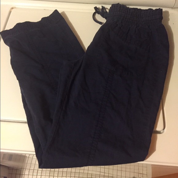 Navy scrub pants