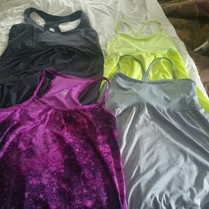 Bundle of 4 workout tanks