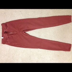 SOLD!! American Apparel Stretch Zipper Pant Sienna