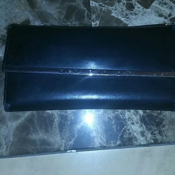 Black leather wallet