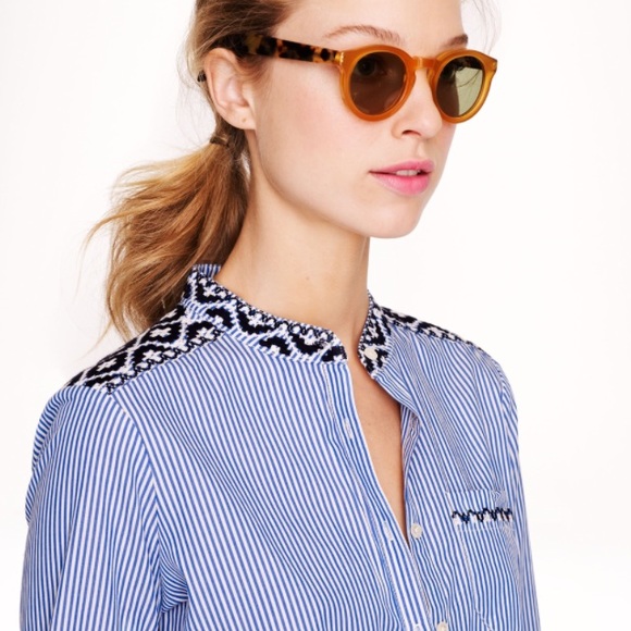 🌀SOLD🌀J.Crew Embroidered Tunic