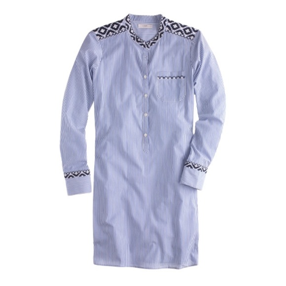 🌀SOLD🌀J.Crew Embroidered Tunic - Picture 3 of 4