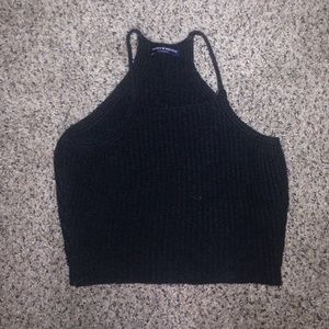Brandy Melville cropped spaghetti strap sweater