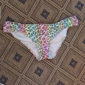 Victoria's Secret bikini bottom, rainbow cheetah