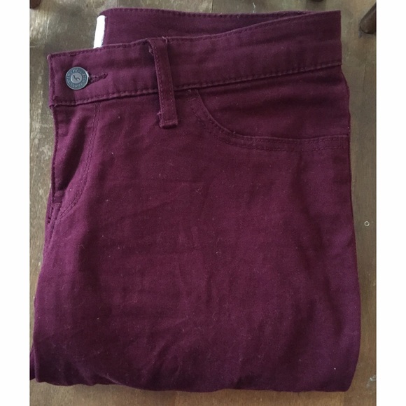 Maroon pants