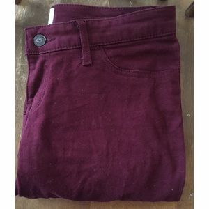 Maroon pants