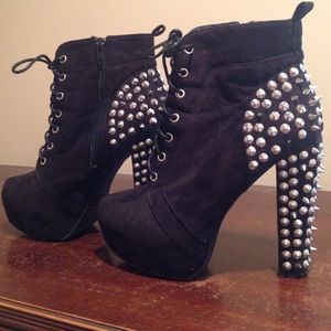 Platform Spiked Boots