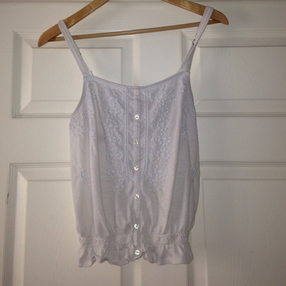 White American Eagle Tank Top