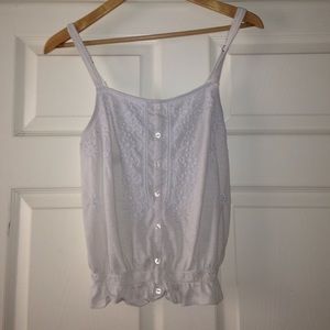 White American Eagle Tank Top