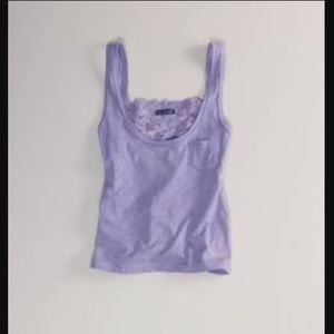 light purple tank, barely worn!!