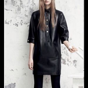 Sandro leather dress