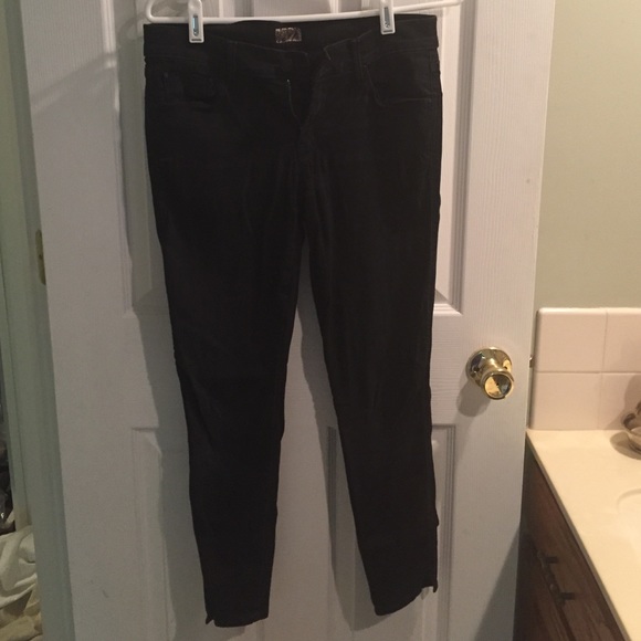 Mother The Vamp Black Cropped jeggings