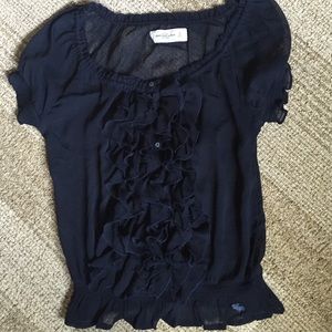 Navy blue blouse from Abercrombie