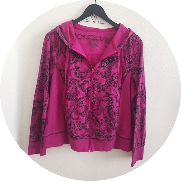 Paisley fuchsia jacket