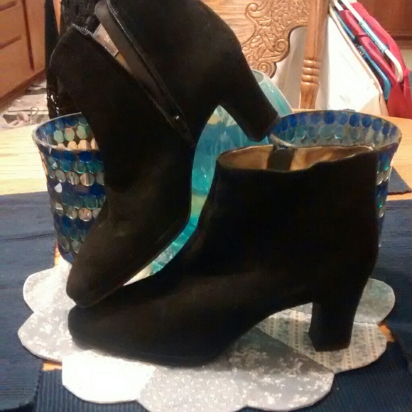 Black Suede Ankle Boots