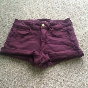 Maroon shorts