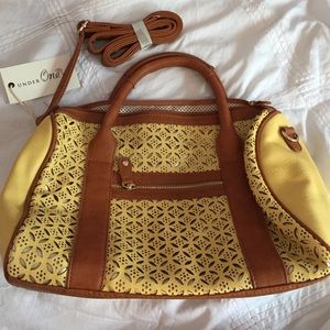 Yellow handbag