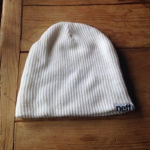 White Neff Beanie