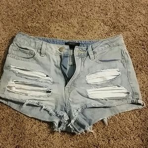 High waisted shorts