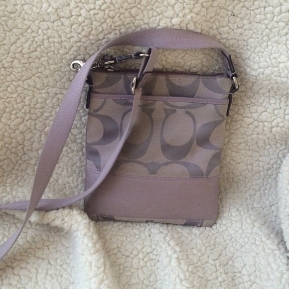 Coach cross body purse