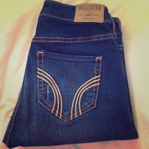 ON HOLD! Hollister Skinny High Rise Blue Jeans