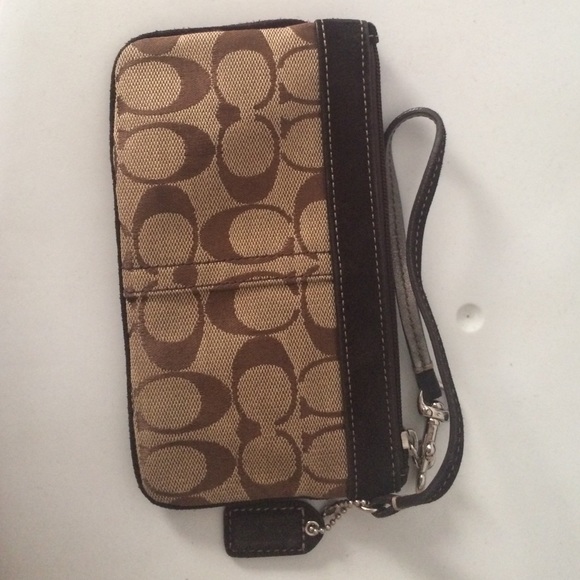 Coach wristlet, slightly used.