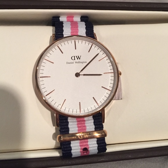 *Authentic* Multi-Colored Rose Gold Watch