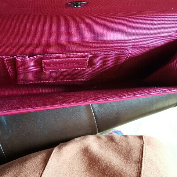 Hot Pink Clutch (Express) - Picture 3 of 3