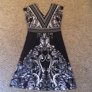 Black and white dress