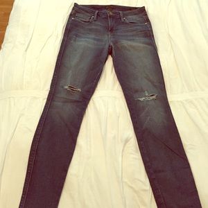 Genetic denim distressed skinny jeans