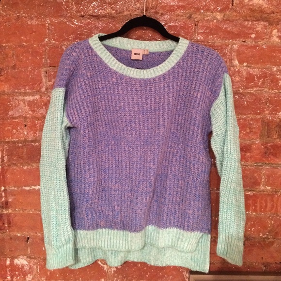 Chunky color block ASOS sweater