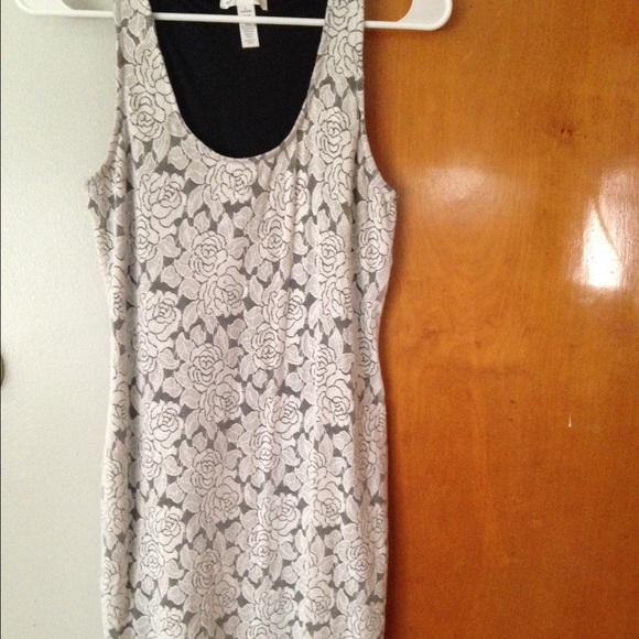 Tight fitting flower dress