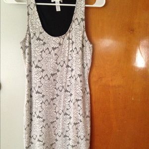 Tight fitting flower dress