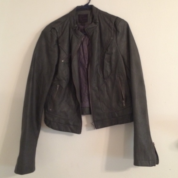 Leather jacket