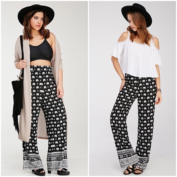 boho pants forever 21