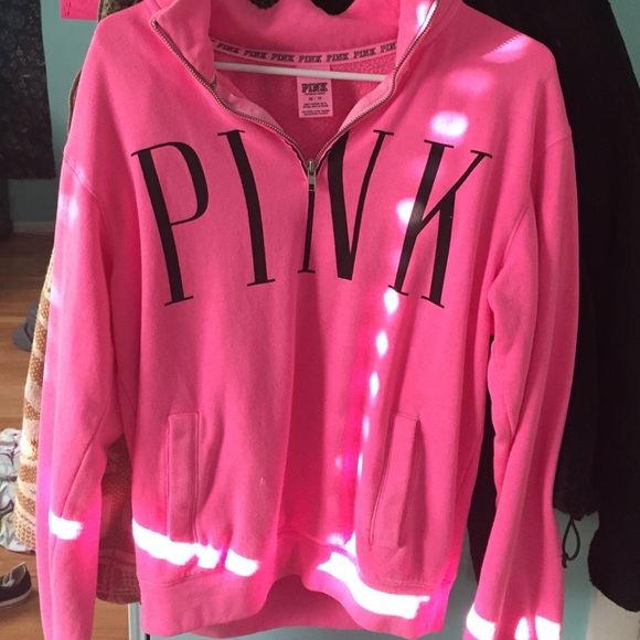 PINK half zip