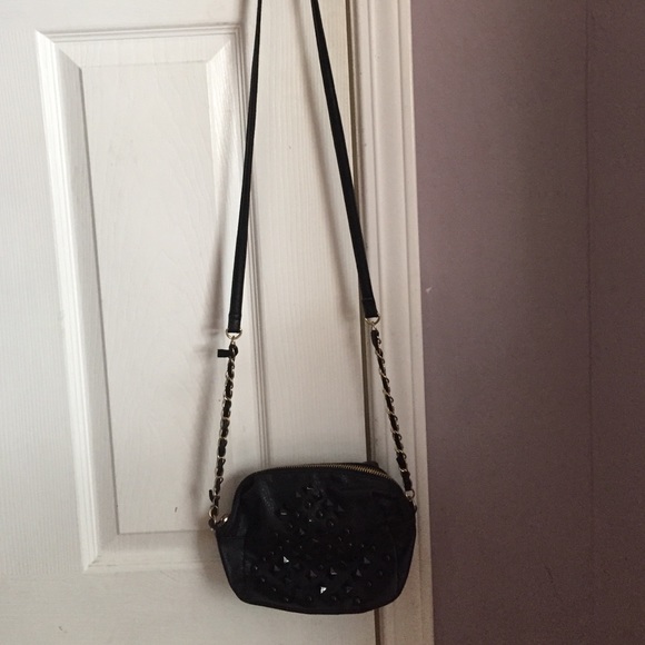 Black and Gold Crossbody